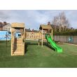 Load image into Gallery viewer, Kids Climbing Frame with Rockwall, Cargo Net and Steps - Commercial Kildare
