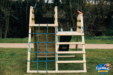 Load image into Gallery viewer, Mini Ulster - Climbing Wall, Slide &amp; Cargo Net
