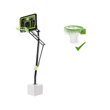 Load image into Gallery viewer, EXIT Galaxy basketball backboard for installing on ground with dunk hoop - black edition
