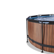 Load image into Gallery viewer, EXIT Wood pool with filter pump - brown
