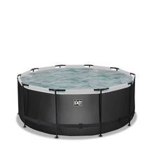 Load image into Gallery viewer, EXIT Black Leather pool with sand filter pump - black
