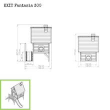 Load image into Gallery viewer, EXIT Fantasia 300 wooden playhouse
