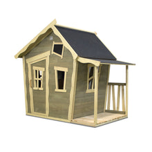 Load image into Gallery viewer, EXIT Crooky 150 wooden playhouse - grey-beige
