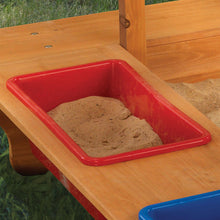 Load image into Gallery viewer, Outdoor Sandbox with Canopy - Navy &amp; White
